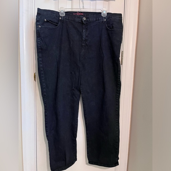 22W Petite. Liz & Me Signature. 5 pockets, stretch dark wash jeans never worn. - Picture 6 of 6